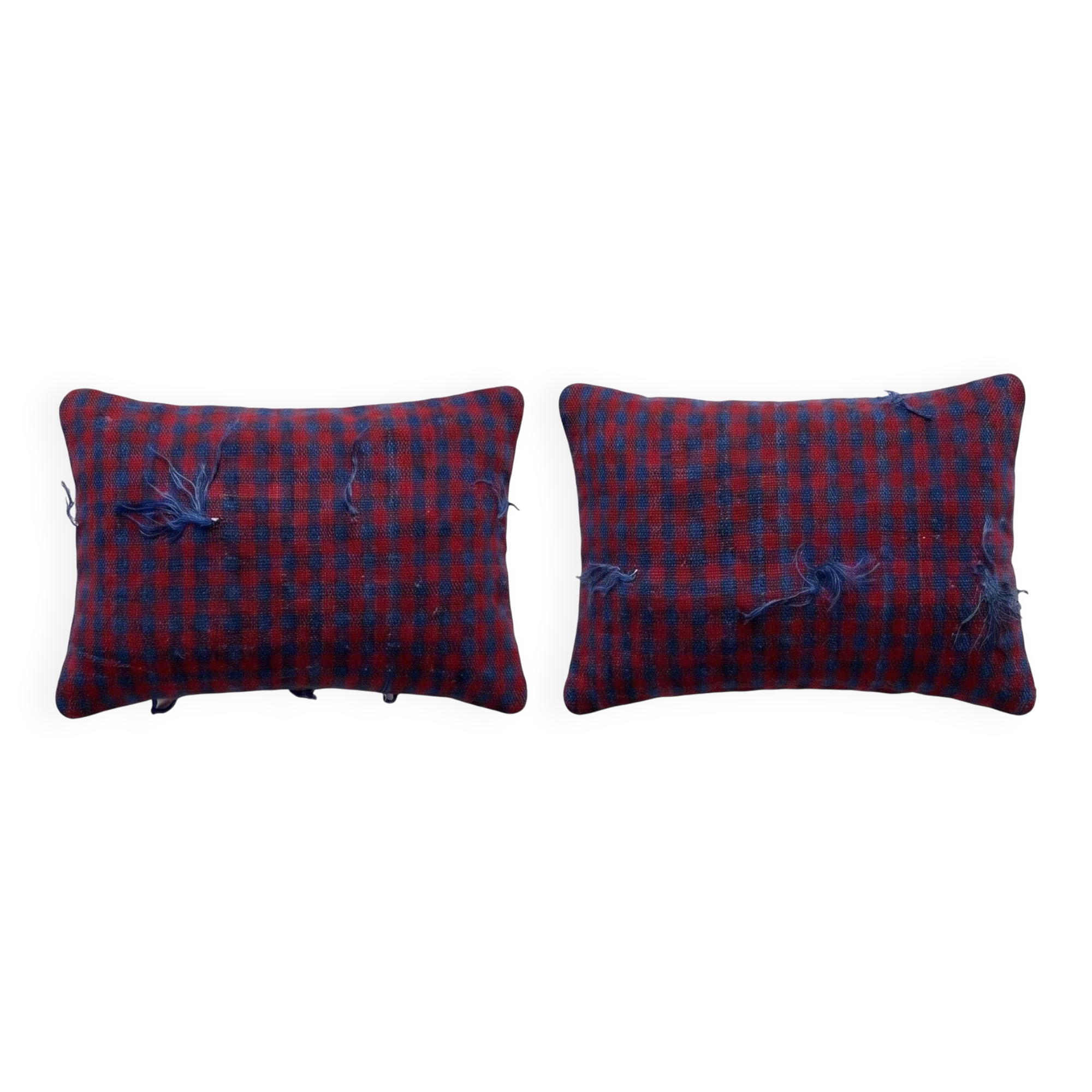 Set of 2 vintage kilim cushion covers 38x58 cm