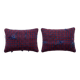 Set of 2 vintage kilim cushion covers 38x58 cm