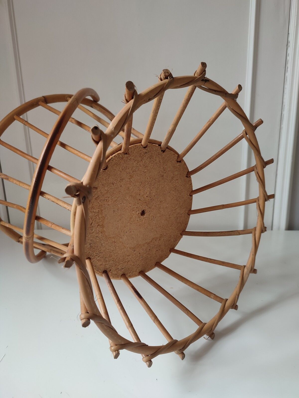 Rattan plant holder