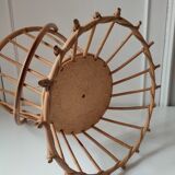 Rattan plant holder