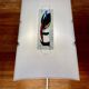 Large scandinavian design glass wall light.