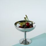 Set of 6 large stainless steel bowls, Tall, Design, 1970, 10 x 10 cm