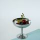 Set of 6 large stainless steel bowls, Tall, Design, 1970, 10 x 10 cm