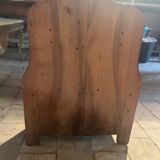Hanging bedside table - marble and wood