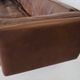 Vintage danish mid-century 3 person brown leather sofa by illum wikkelsø model v11
