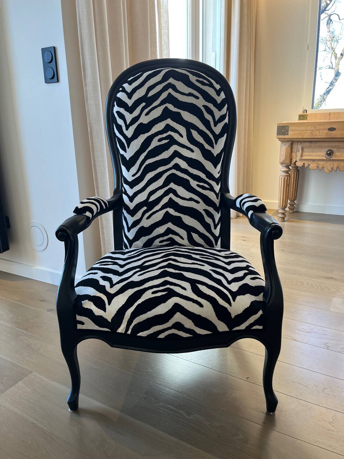 Voltaire armchair