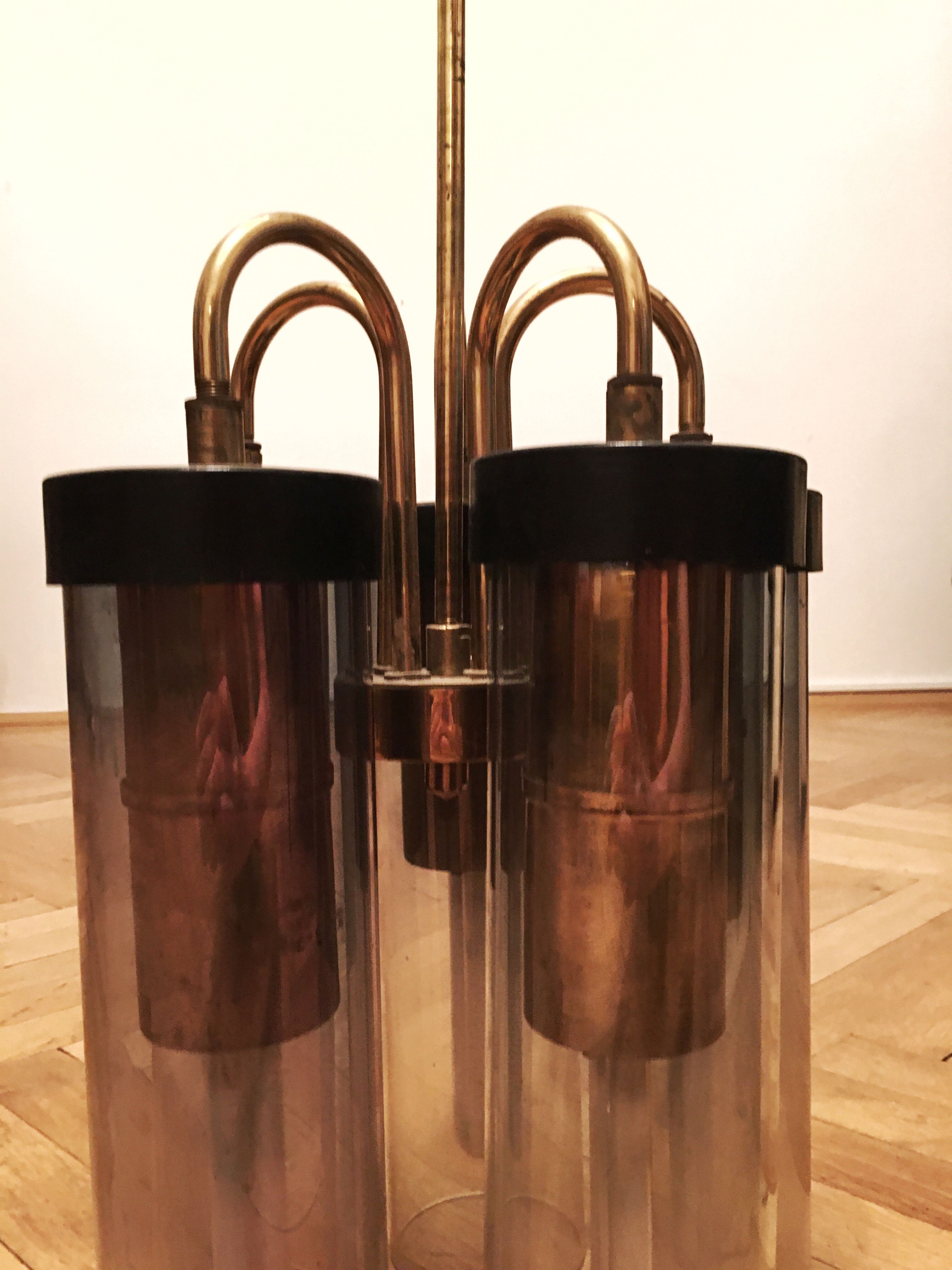 Lustre  Zelezny Brod fait main en verre années 60