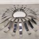 Stainless steel sun mirror 1970