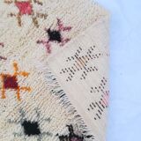 Handmade berber neon carpet 130 x 98 cm