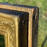 Antique mirror, gilded frame, circa 1830