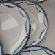 12 antique ironstone dinner plates