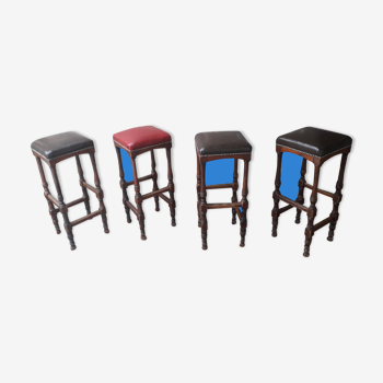 Set of four bistro stools