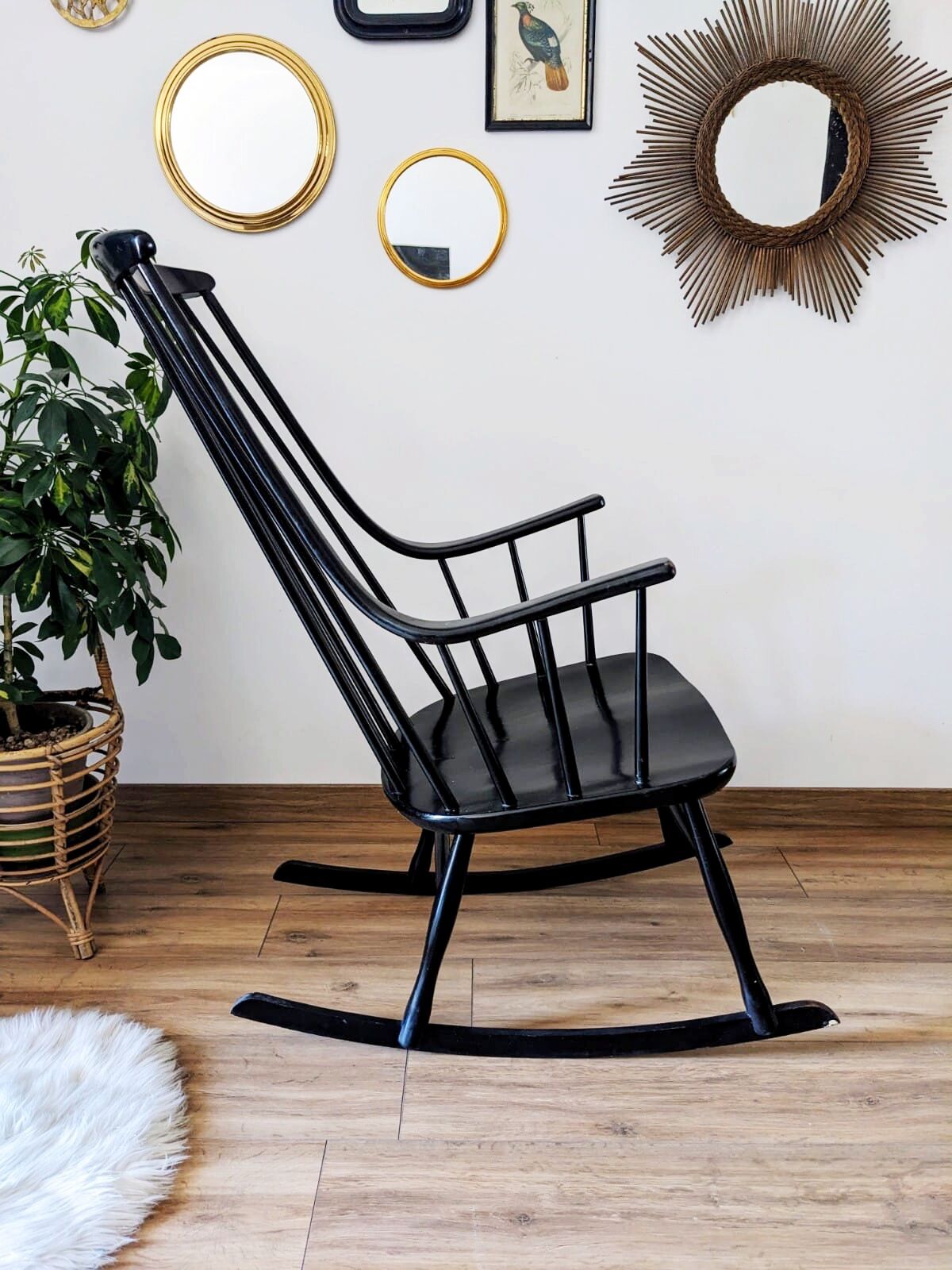 Rocking chair model grandessa by Lena Larsson, 1960