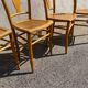 Set de 4 chaises bistrot vintage