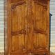 solid walnut wardrobe in Louis XV style