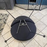 Orange slice armchair 437 by pierre paulin for artifort, grey, 1980.