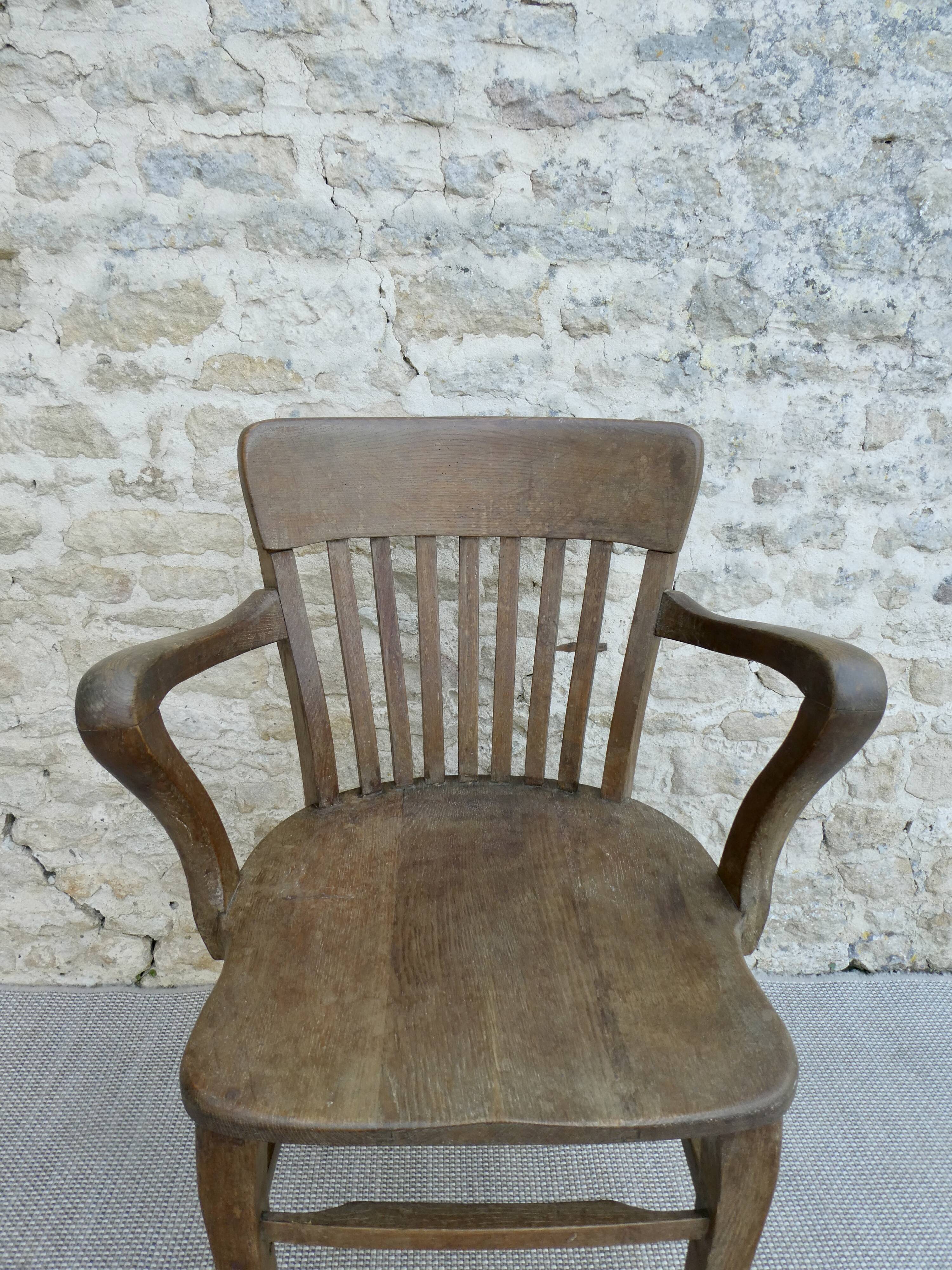 American Oak Office Chair