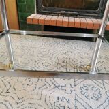 Convertible vintage rolling serving cart