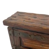 Vintage brutalist spanish wall cabinet cupboard design