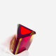 Vase Luigi Mandruzzato - Murano - Sommerso - Red & Amber