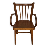 Curved wooden child's armchair - early 20th century