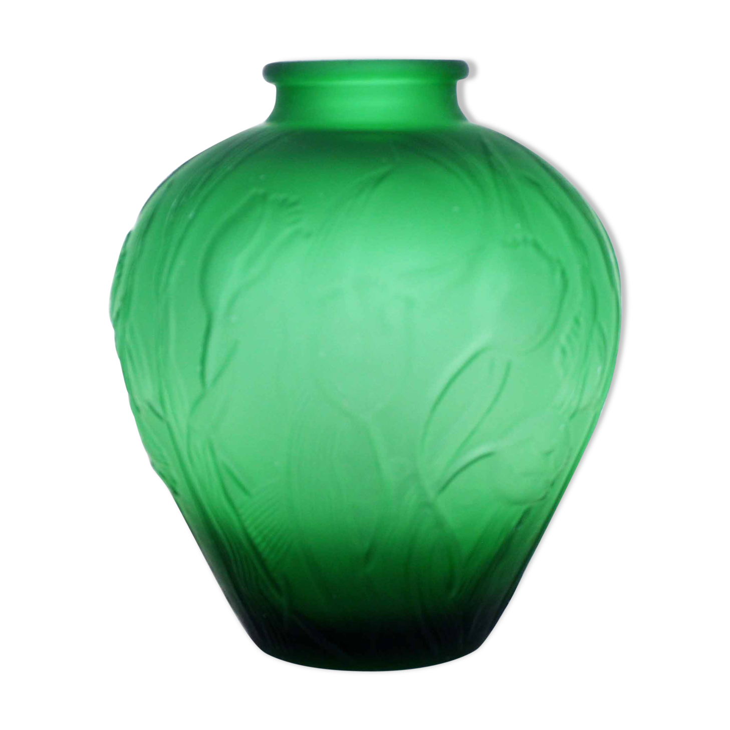 Pressed vase molded 20/30 Art Nouveau