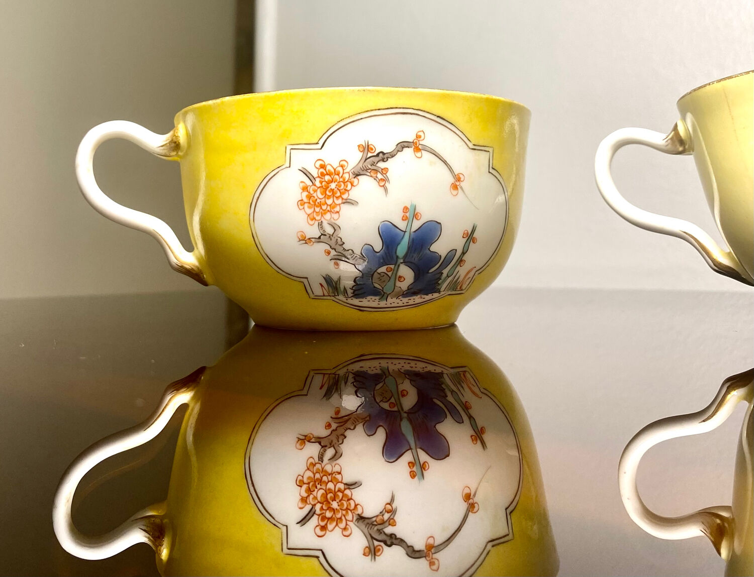 Samson porcelain cups 19eme