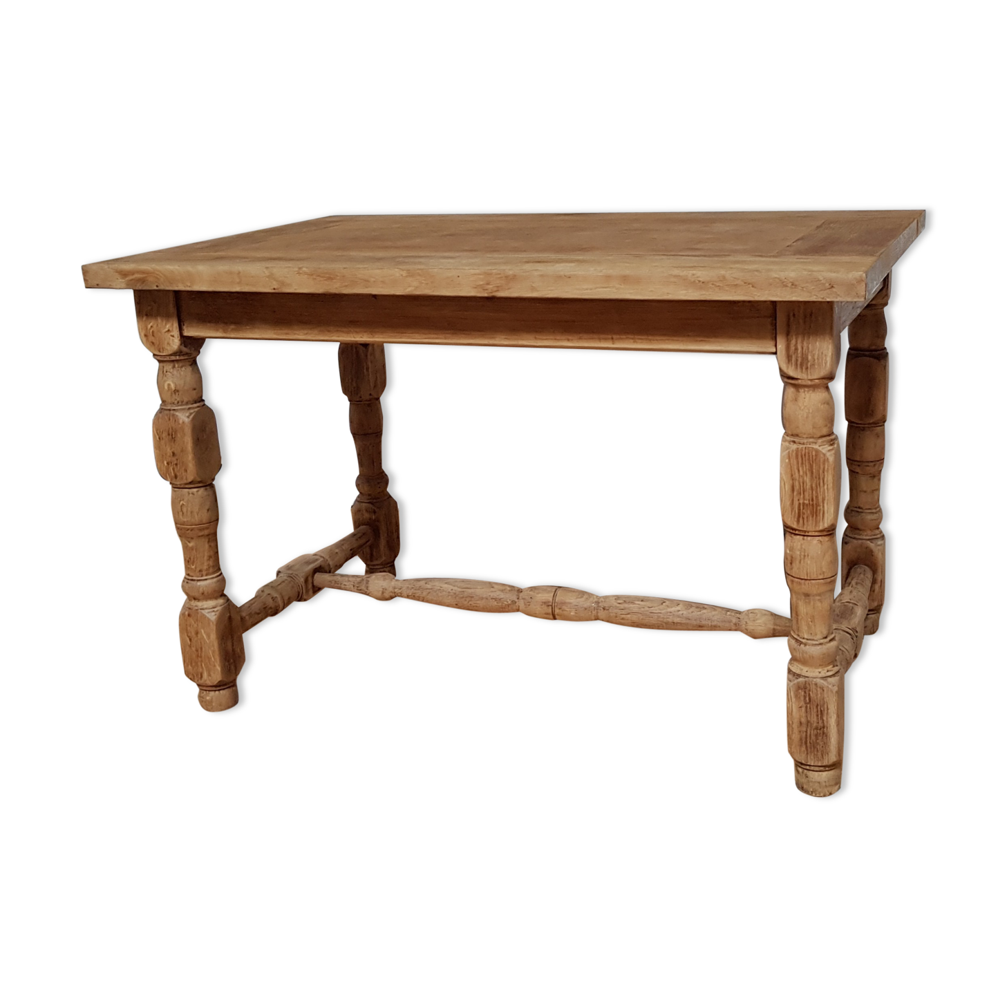 Natural wood coffee table