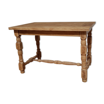 Natural wood coffee table
