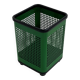 Green paper bin by Neolt, 1980