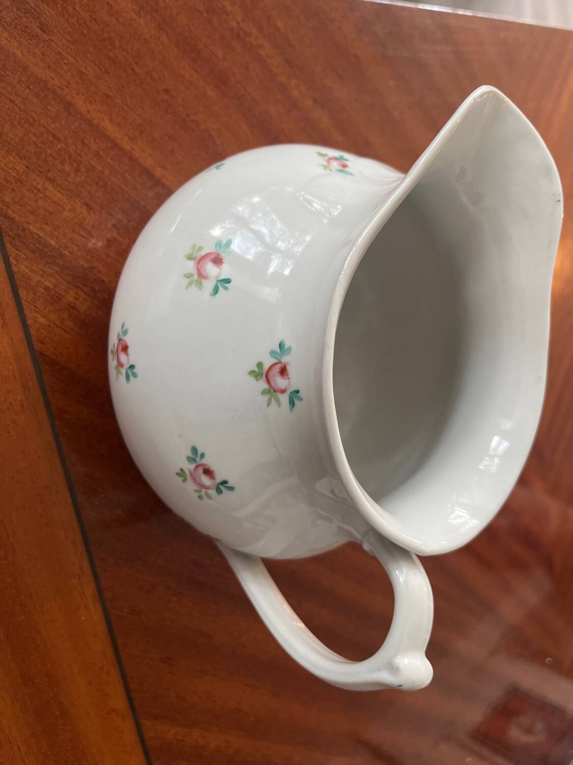 Porcelain milk jug old paris late 19th century.