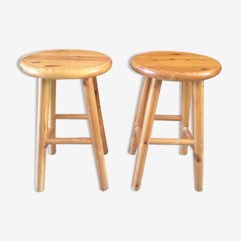 pine stool duo