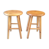 pine stool duo
