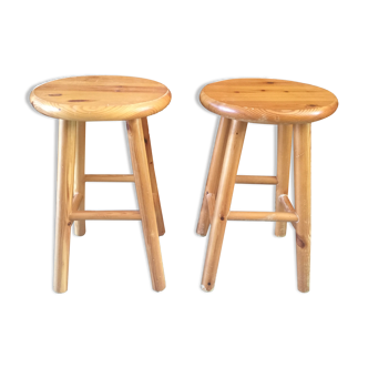 pine stool duo