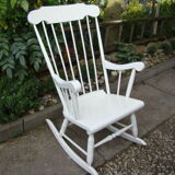 Rocking wood chair 50s