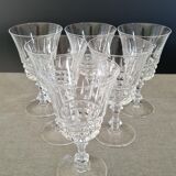 Crystal wine glasses from Arques Tuileries Villandry