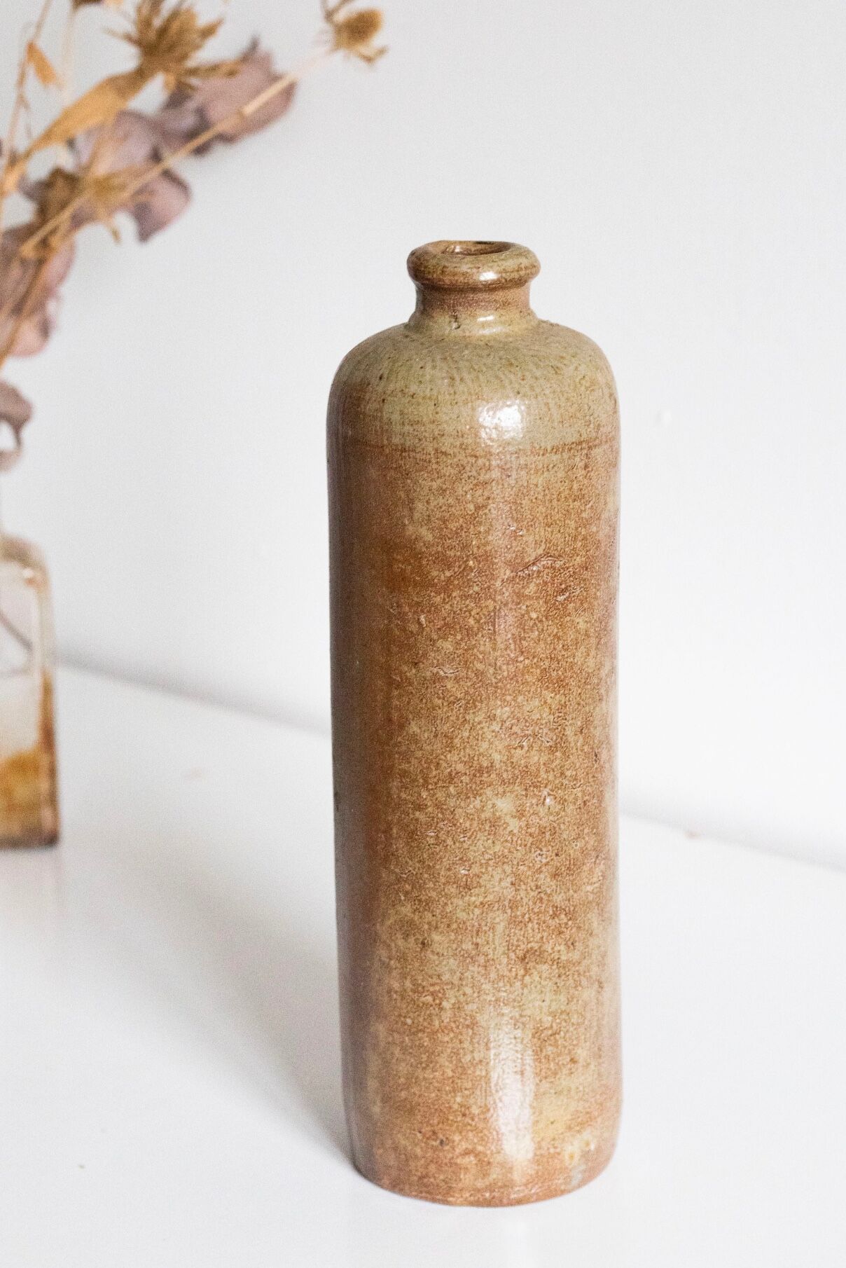 Old stoneware bottle