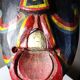 Large Balinese mask carved and hand-painted in wood, Indonesia, 1970s.