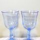 4 stemmed glasses