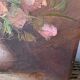 Painting on canvas pinks in a vase.
