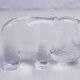 Kosta Boda Glass Hippopotamus Paperweight