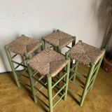 4 country bar stools