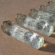 6 Vintage crystal knife holder