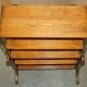 Transformable library table by Boeckh Brothers, circa 1910, restored.