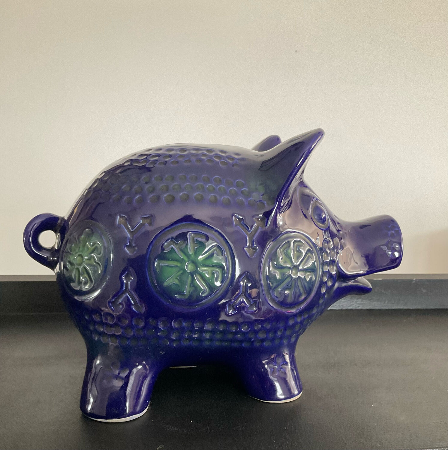 Vintage piggy bank ceramic Holland