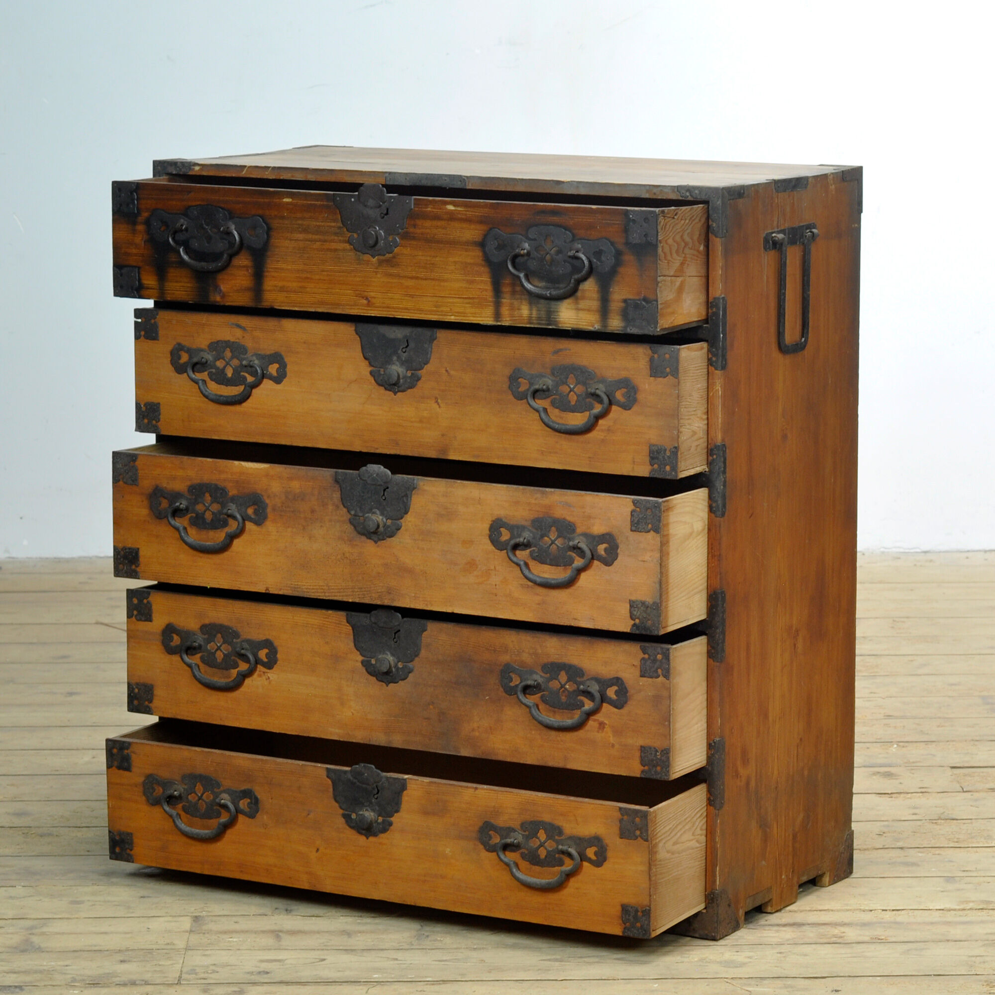 Japanese Tansu chest of drawers, circa 1870