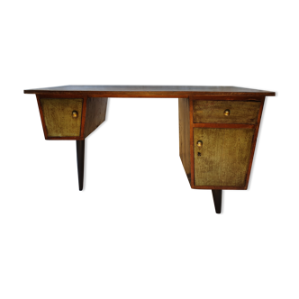 Bureau Hollandais 1950 en teck