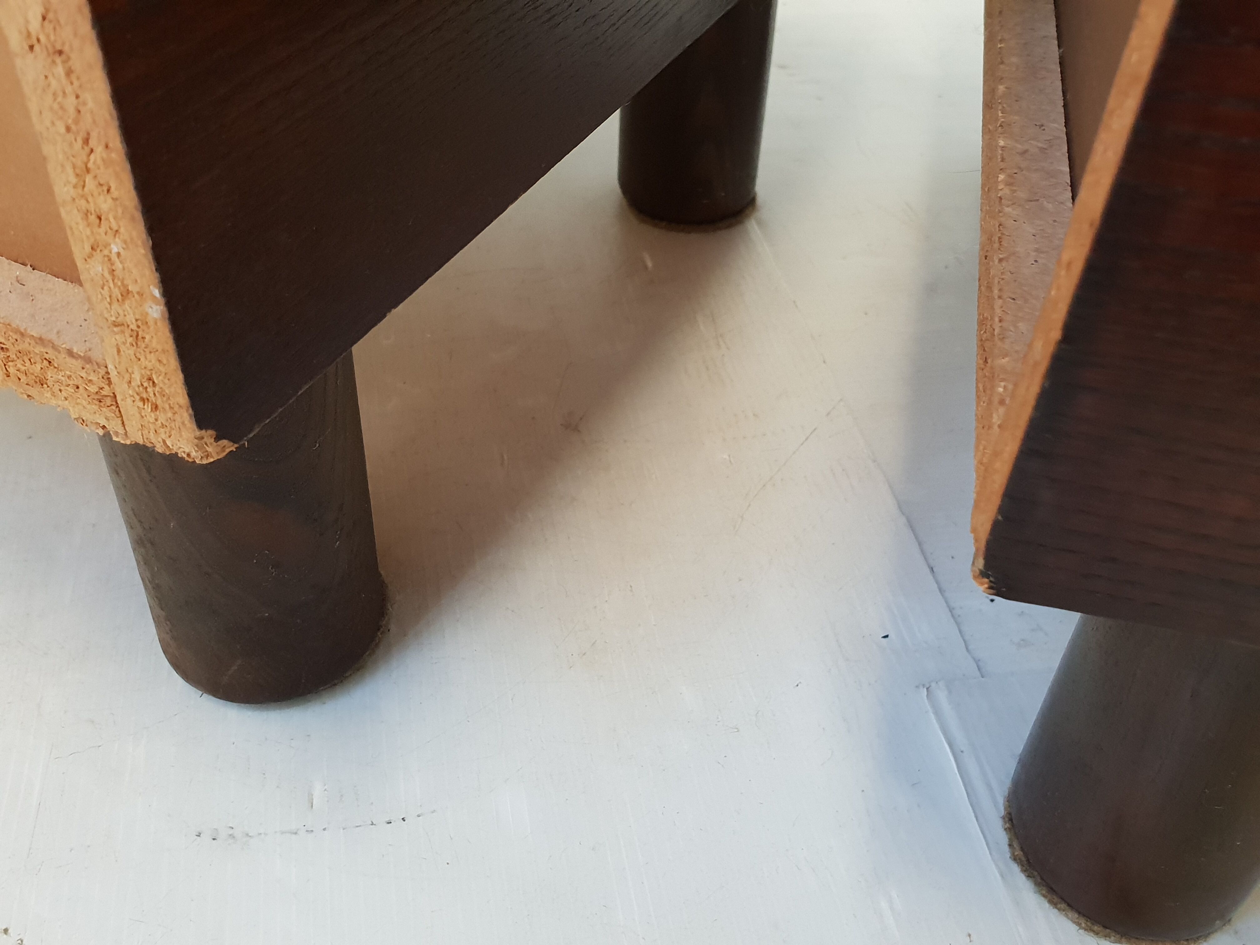 Pair of vintage 1960s bedside tables