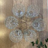 Set of 6 Luminarc Lance white wine glasses