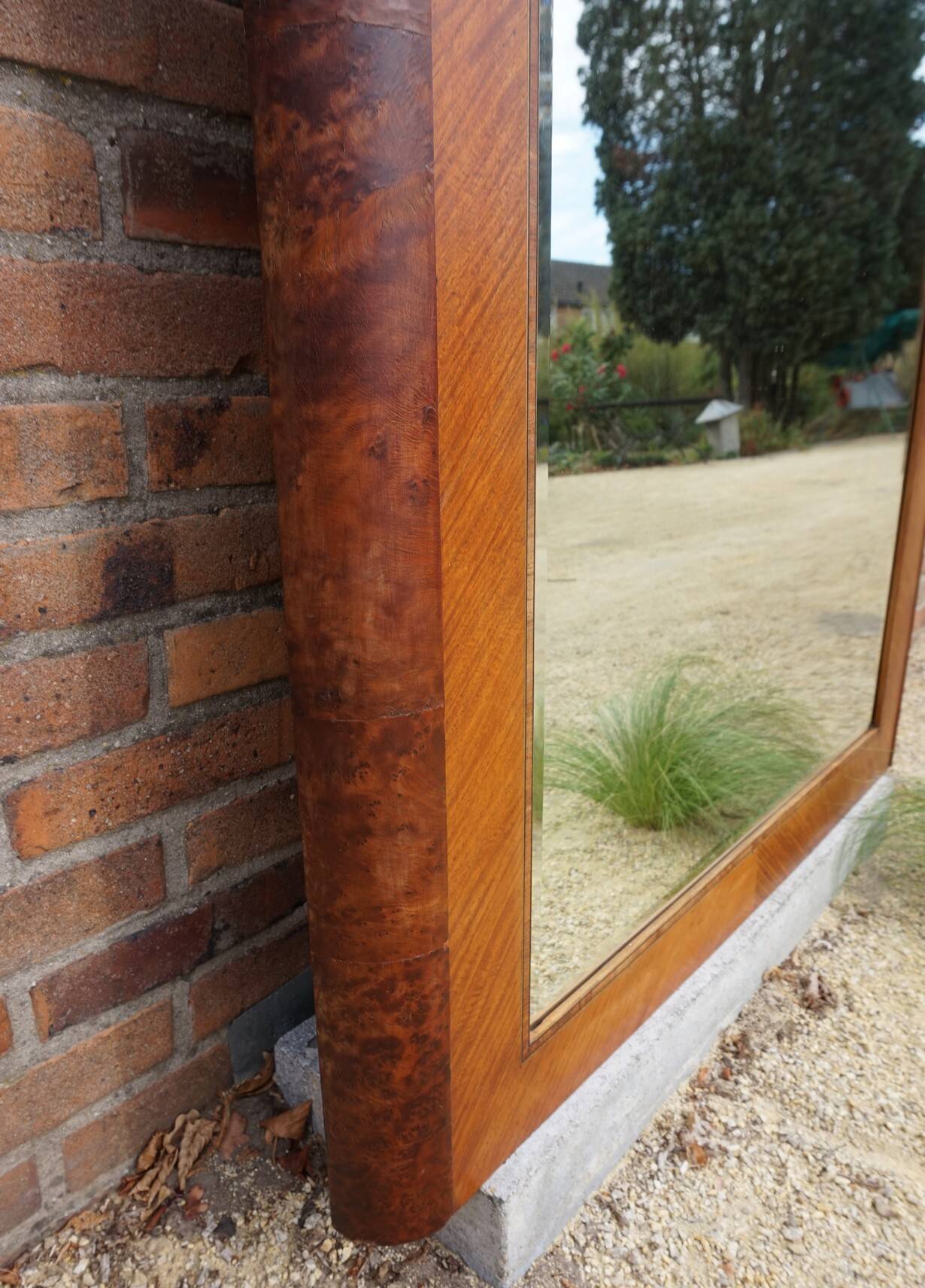 Large 19th Century French Fireplace Mirror